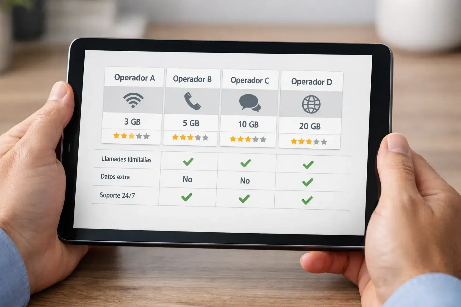 Logos de casas de apuestas reconocidas en pantalla de tablet